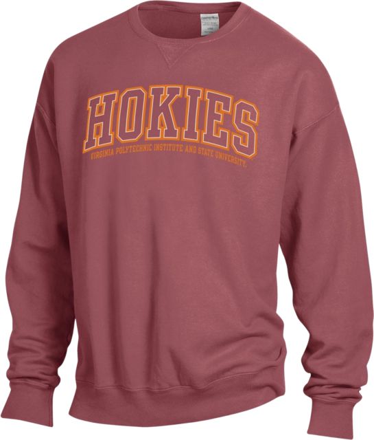Virginia Tech Garment Dyed Crew - ONLINE ONLY