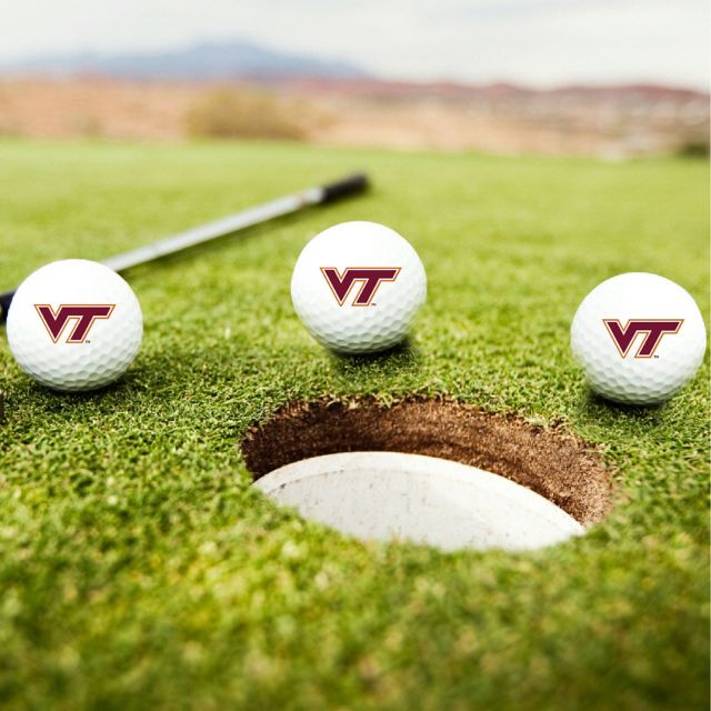 Virginia Tech Golfball 3-Pack