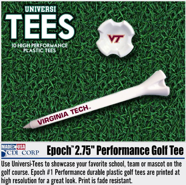 Virginia Tech 8 Pack Golf Tees