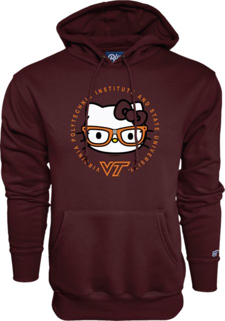 Virginia Tech Hello Kitty Women's Fleece Hooded Sweatshirt