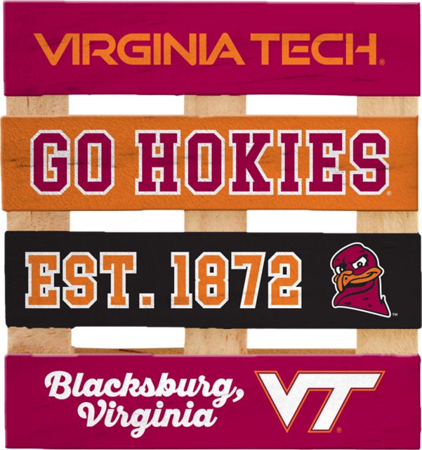 Virginia Tech Hokies Pallet Coasters - 4 Pack