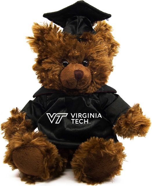 Virginia Tech 10'' Graduation Bear
