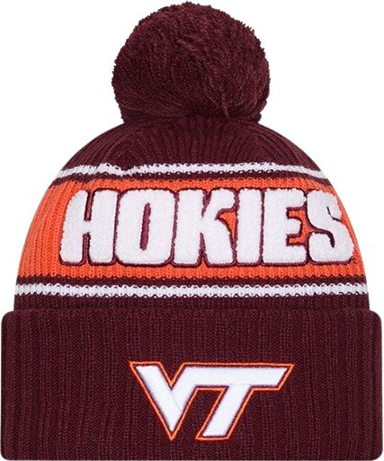 Virginia Tech Knit Pom Beanie