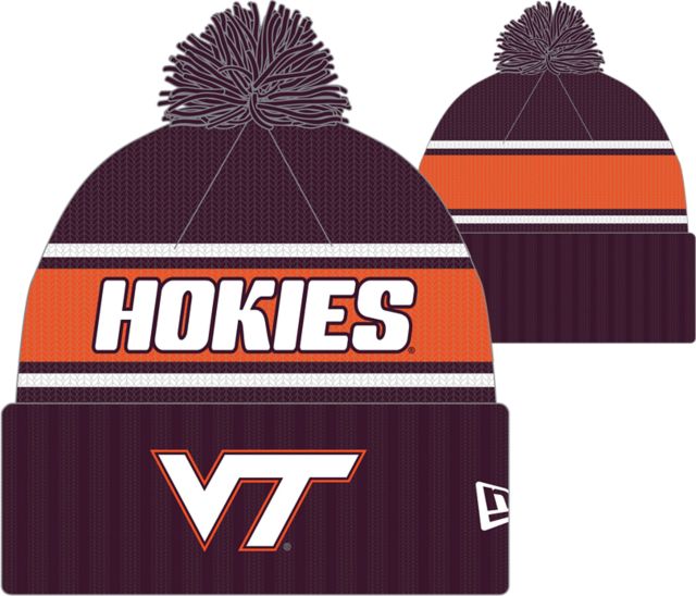 Virginia Tech Knit Pom Beanie