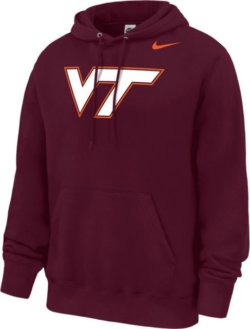 Virginia Tech Club Fleece Pullover Hooded Sweatshirt