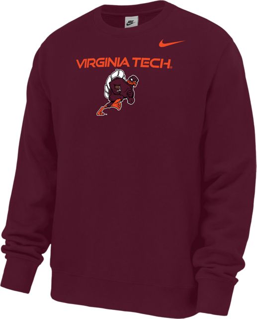 Virginia Tech Hokies Rushing Hokie Crewneck Sweatshirt