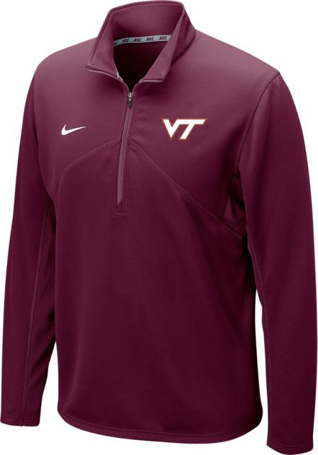Virginia Tech Dri-Fit Training 1/4 Zip Top