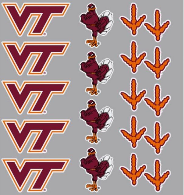 Virginia Tech Sticker Sheet