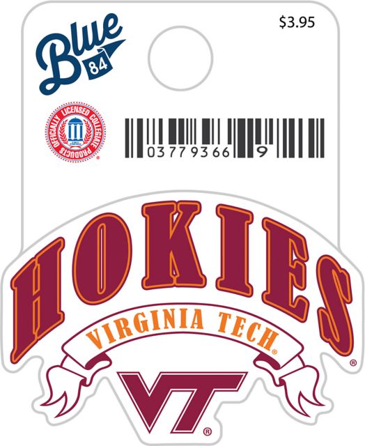 Virginia Tech Hokies Mini Sticker
