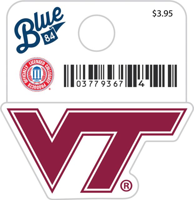 Virginia Tech Hokies Mini Sticker