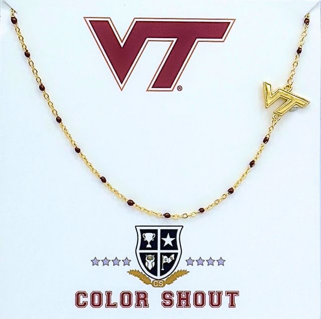 Virginia Tech Logo Necklace