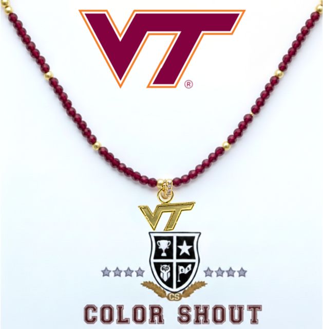 Virginia Tech Bead Bracelet