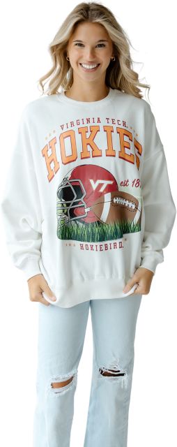 Virginia Tech Women's Oversized Crewneck Sweatshirt