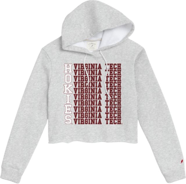 Virginia Tech Women's 1636 Cropped Hooded Sweatshirt - ONLINE ONLY