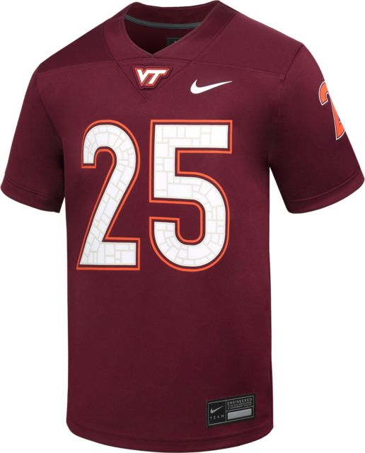 Virginia Tech Youth #25 Replica Football Jersey