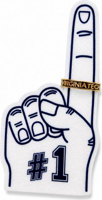 Virginia Tech Enamel Stack Ring