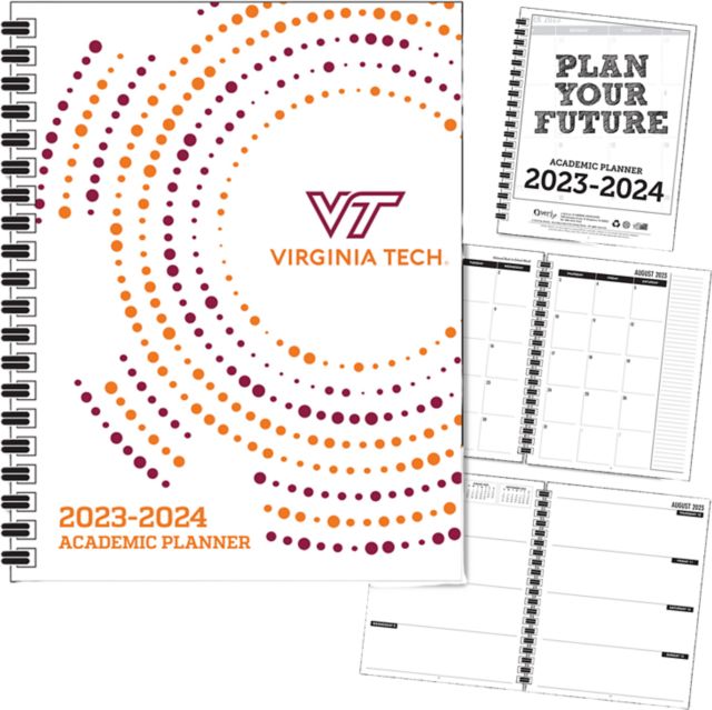 Virginia Tech Binders, File Folders, Calendars, and Day Planners