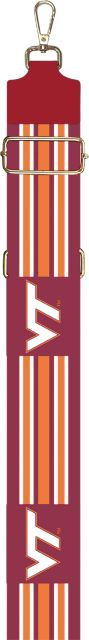 Virginia Tech Striped Bag Strap