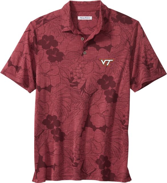 Virginia Tech Miramar Bloom Polo