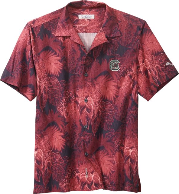 Virginia Tech Bahama Button Up Shirt | Tommy Bahama | Maroon Berry | XLarge