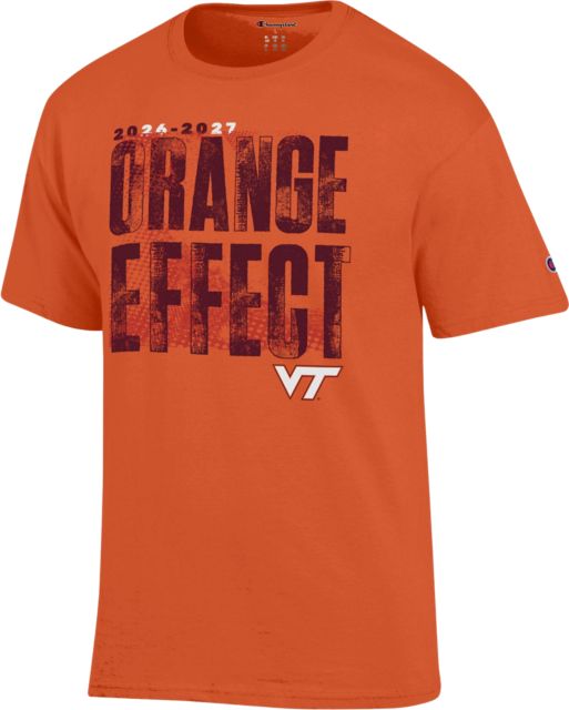 Virginia Tech Hokies 2026-27 Orange Effect Short Sleeve T-Shirt