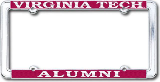 Virginia Tech Alumni License Plate Frame
