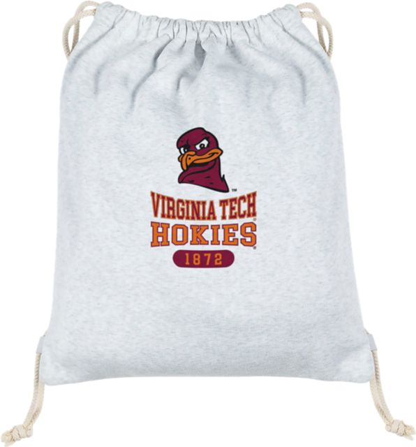 Virginia Tech Hokies Sweatshirt Drawstring Bag