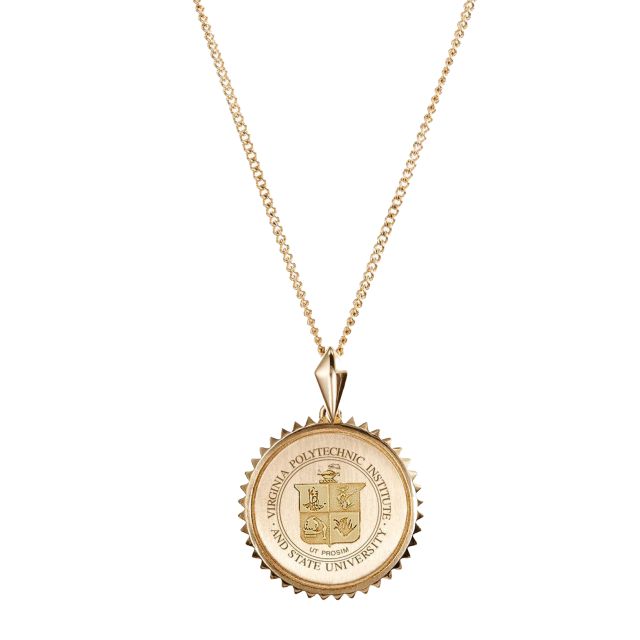 Virginia Tech Sunburst Necklace