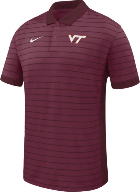 Virginia Tech Stripe Victory Polo