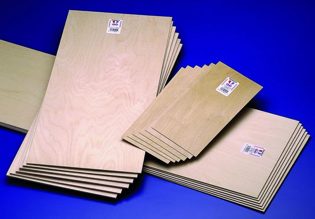 Aircraft Plywood Sheet 1/32In  x  12In  x  24In