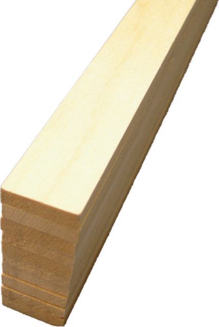 BASSWOOD 1/4X1X24