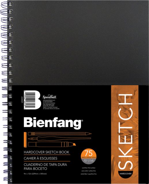 SKETCH BOOK HARD CVR 9X12