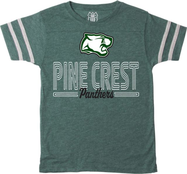 Pine Crest School Youth Backfield Short Sleeve T-Shirt