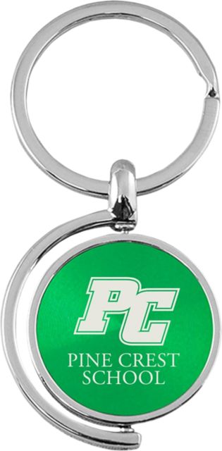 Pine Crest School Spinner Keychain
