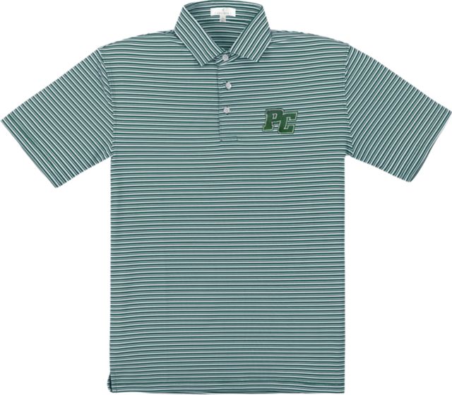 Pine Crest School Performance Stripe Polo