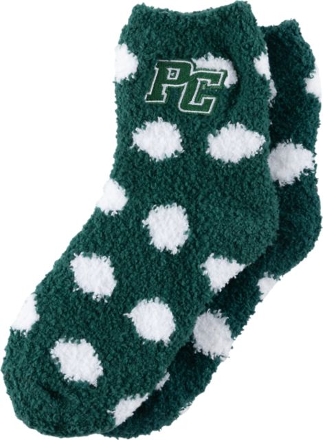 Pine Crest School Youth Fuzzy Dot Sock