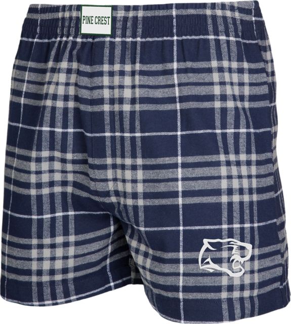 Pine Crest School Flannel Boxer Shorts