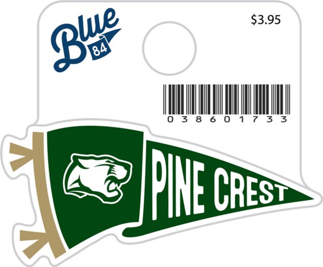 Pine Crest School Mini Sticker