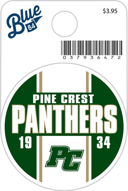 Pine Crest School Mini Sticker
