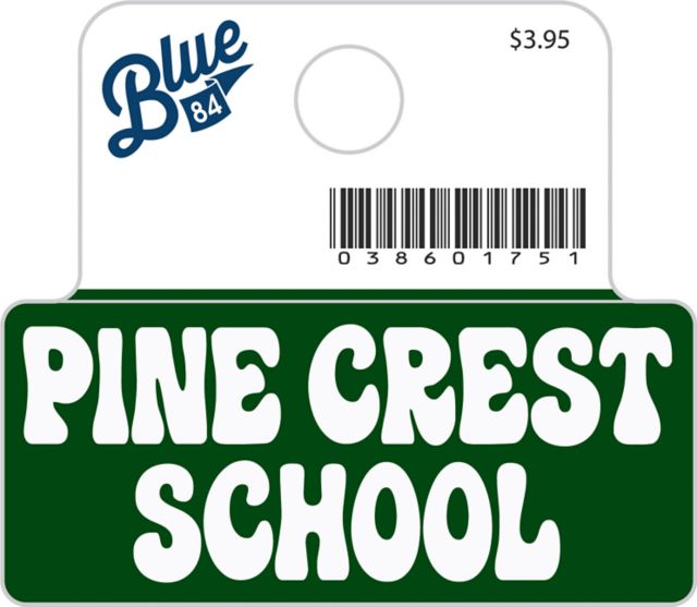 Pine Crest School Mini Sticker