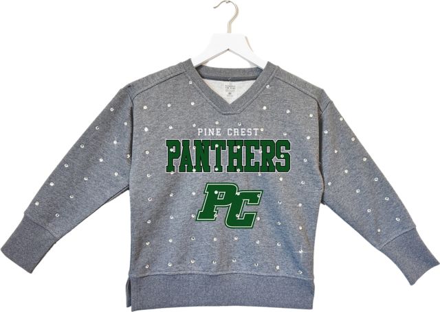 Pine Crest School Youth Girls Crewneck Sweatshirt