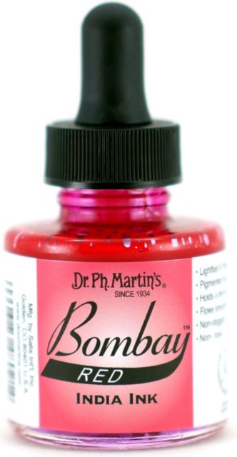 BOMBAY INDIA INK RED