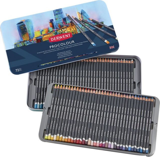 PROCOLOUR PENCIL 72 COLOR TIN