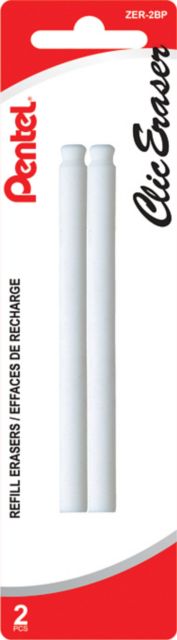REFILL ERASER 2PK