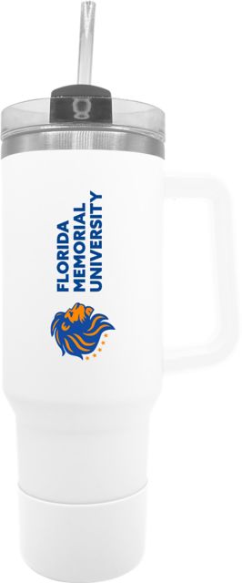 Florida Memorial University Fighting Lions 40 oz. Straw Tumbler