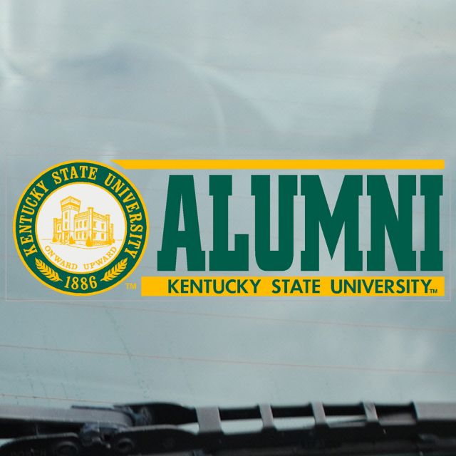 Kentucky State University Alumni Cling Decal