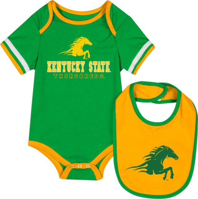Kentucky State University Infant's Thorobreds Bodysuit Bib Set