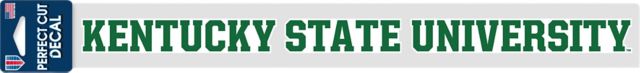 Kentucky State University 2'' x 17'' Perfect Cut Decal