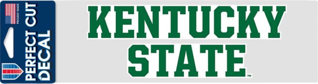 Kentucky State University 3'' x 10'' Perfect Cut Decal