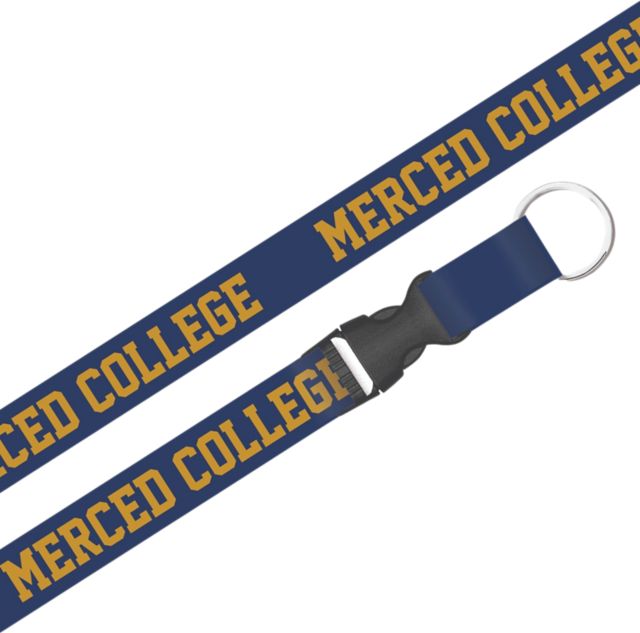 Merced College Lanyard with Buckle